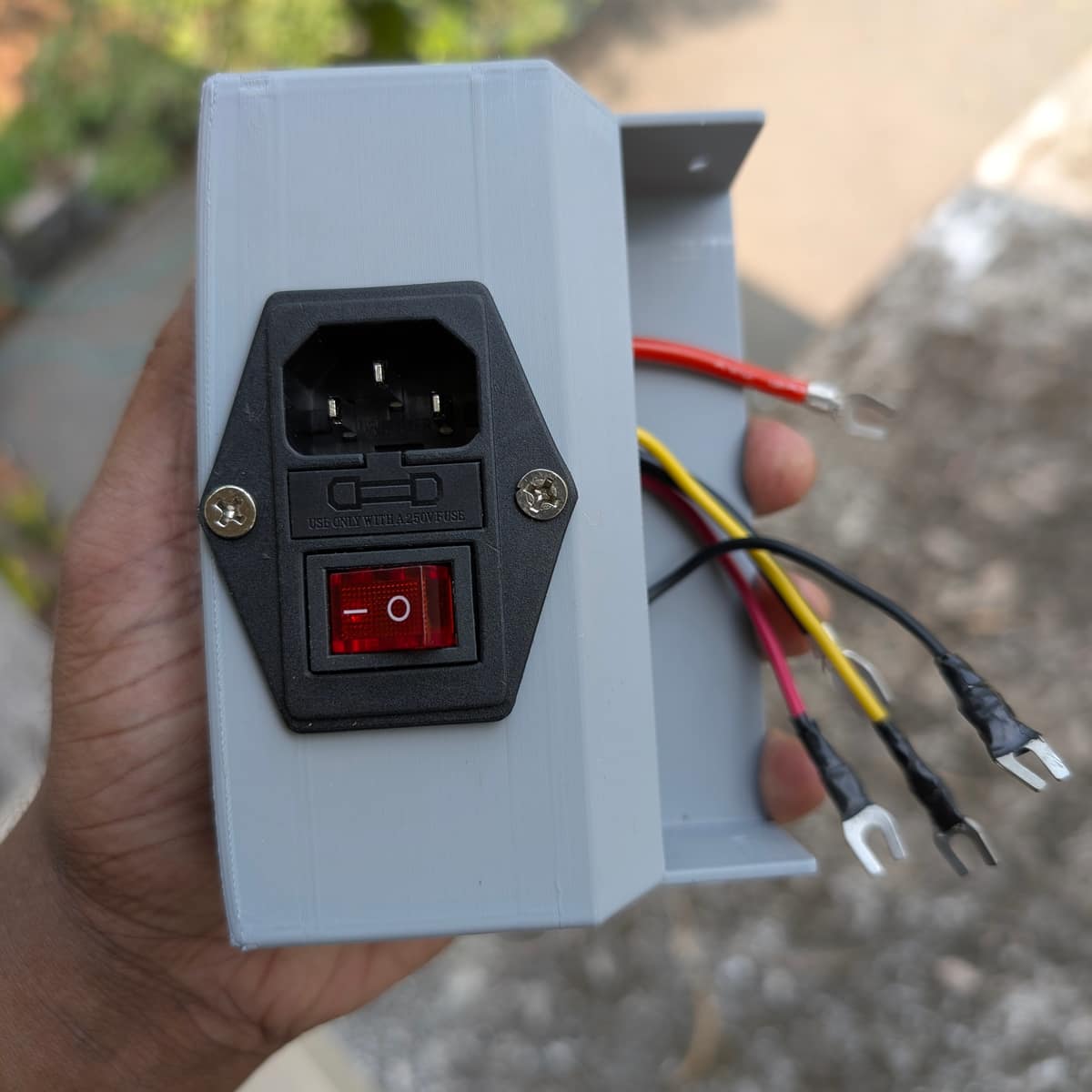 Mean Well LRS-350 safety enclosure